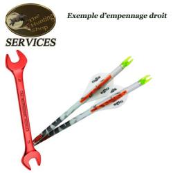 SERVICES THS Montage des fl&egrave;ches