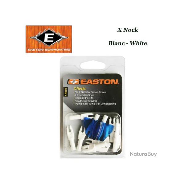 EASTON Encoches int�rieures X Nocks 12 Pack Blanc