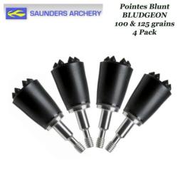 SAUNDERS Bludgeon Pointes blunt en plastique dur pour la billebaude l'ArcTRAP et la chasse du petit 