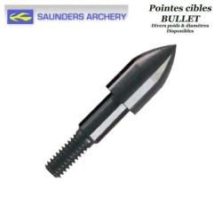SAUNDERS Bullet Pointes d'entrainement &agrave; visser en acier de forme bullet pour le tir sur cible 100 1