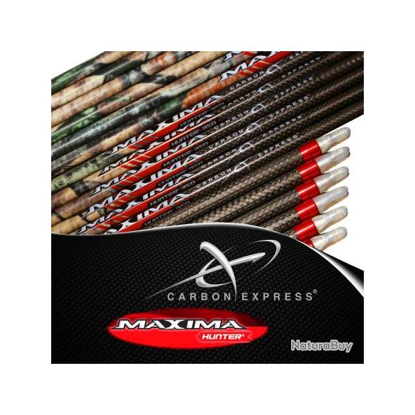 CARBON EXPRESS Maxima Hunter tubes nus pour fl�ches de chasse et tir 3D 450