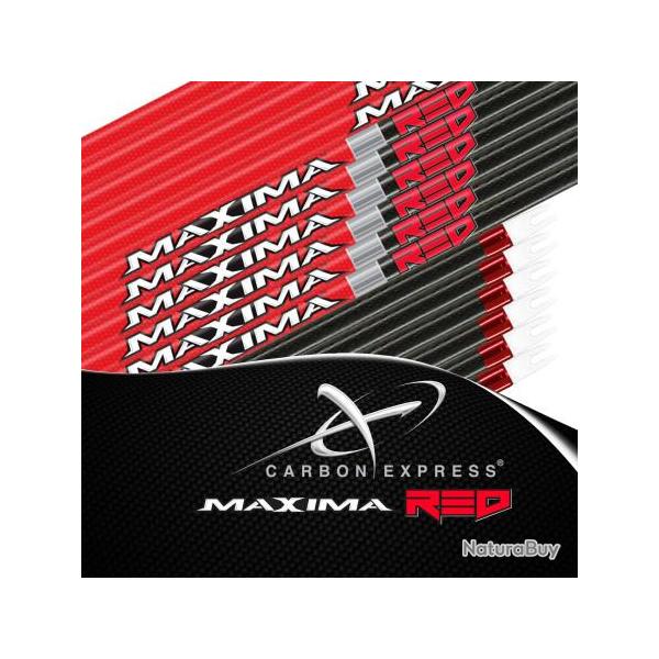 CARBON EXPRESS Maxima Red tubes nus pour fl�ches de chasse et tir 3D 350