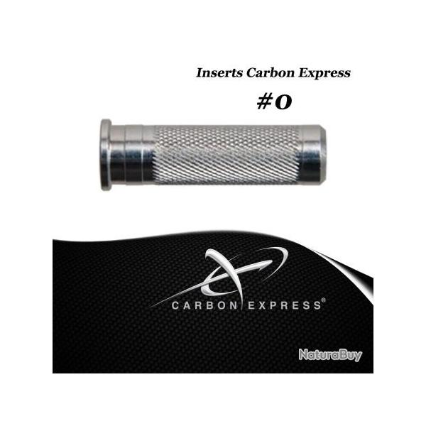 CARBON EXPRESS Inserts en aluminium pour pointes � visser pour PileDriver, Mayhem & Maxima Inserts #