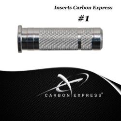 CARBON EXPRESS Inserts en aluminium pour pointes &agrave; visser pour PileDriver, Mayhem & Maxima Inserts #