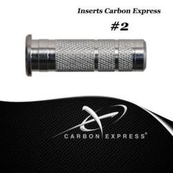 CARBON EXPRESS Inserts en aluminium pour pointes &agrave; visser pour PileDriver, Mayhem & Maxima Inserts #