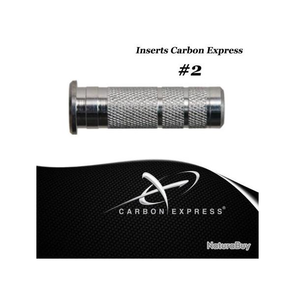 CARBON EXPRESS Inserts en aluminium pour pointes � visser pour PileDriver, Mayhem & Maxima Inserts #