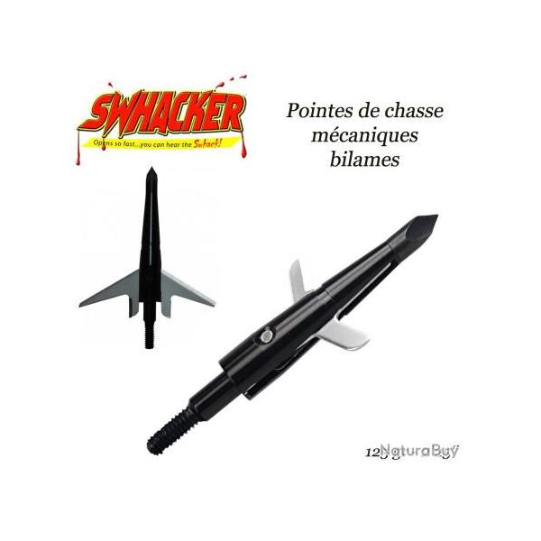SWHACKER Pointes de chasse m�caniques bilame 125 grains 2.25" (cut)