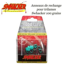 SWHACKER Anneaux de rechange pour lames de chasse m&eacute;caniques 100 grains 1,50" (cut) trilames