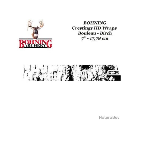 BOHNING Blazer Cresting HD Arrow Wraps 4 ou 7 pouces autocollants pour fl�ches 7" pouces Bouleau-Bir