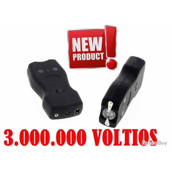Shocker �lectrique avec dragonne coupe circuit. (Taser 3.000.000V)