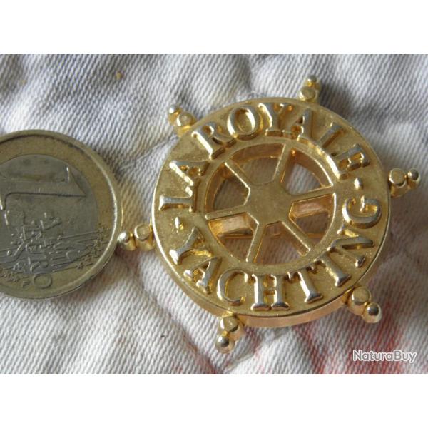 vintage badge la royale yachting