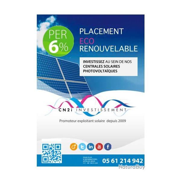 Ebook Livre Action - Placement Eco Renouvelable Investissez Au Sein De Nos Centrales Solaire Photovo