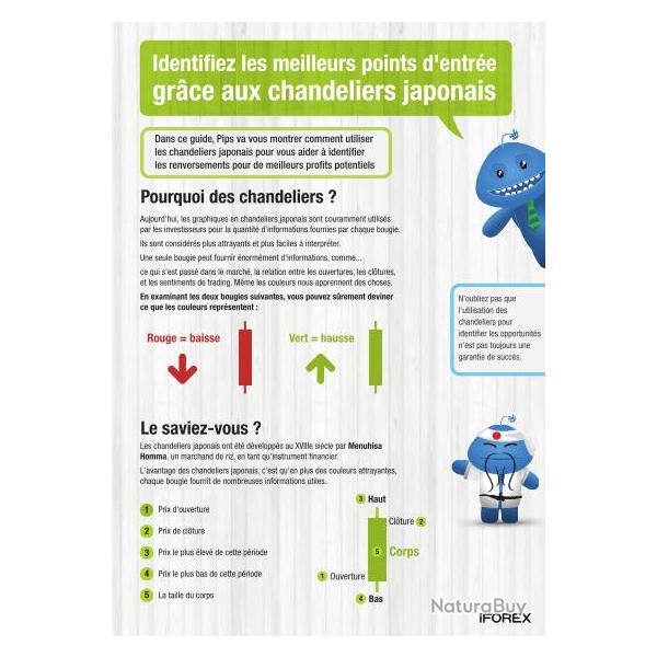 Ebook Livre Goodie Japanime - Identifiez Les Meilleurs Points D'Entres Grce Aux Chandeliers Japona