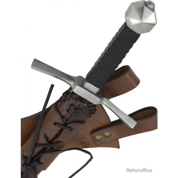 Dague de combat  Octo   avec fourreau Cuir