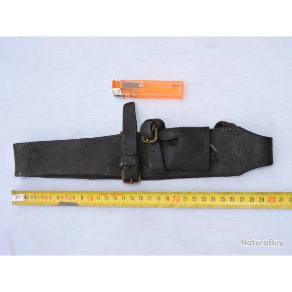BEL ANCIEN PORTE BAIONNETTE CUIR - PORTUGAL - � voir #.1 ........ !!!!!!!!!