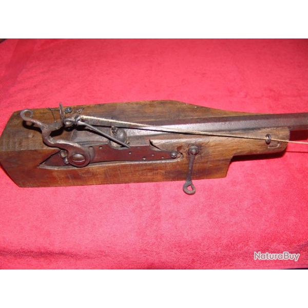 tres ancien canon avertisseur pige a feu effaroucheur alarme braconnier,  percussion a chemine