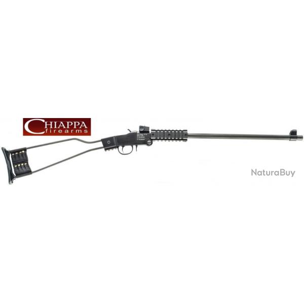 Carabine tacticale CHIAPPA // LITTLE  BADGER 22 LR mono-coup et Pliante