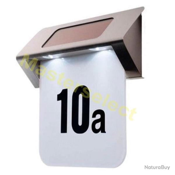 Plaque Abri Mural Pour Numero Solaire De Maison En Inox - Promotion -