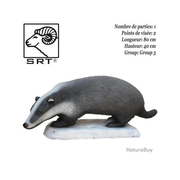 SRT TARGETS Cible 3D Blaireau en mousse pour le tir � l'arc - 08476565