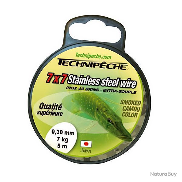 C�ble 49 brins (7x7 brins)  extra souple D0.50mm - 20 kg