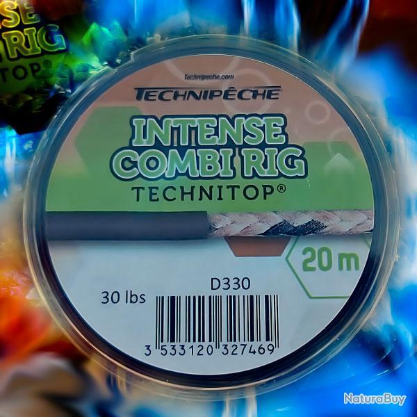 Tresse gain�e INTENSE COMBI RIG 20m 30lbs marron