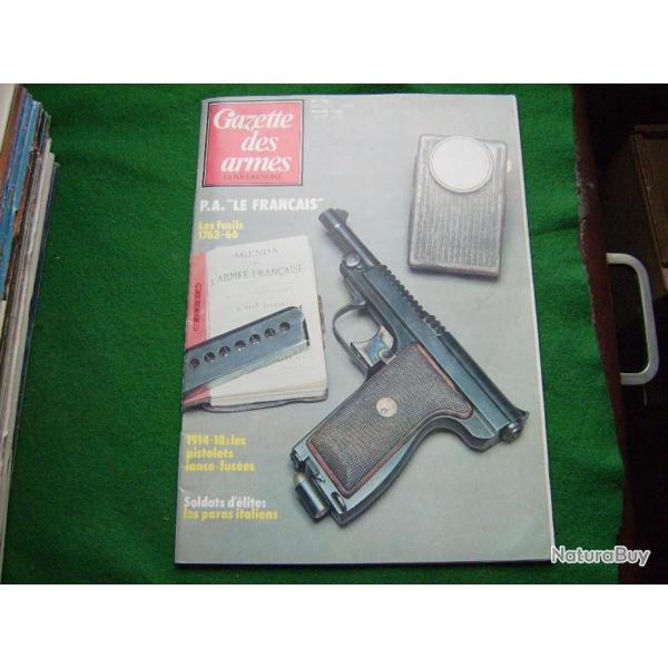GAZETTE DES ARMES num�ros disponibles;139/144/148/158/159/161/162/163/165/166