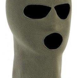 Cagoule polaire trois trous kaki PERCUSSION