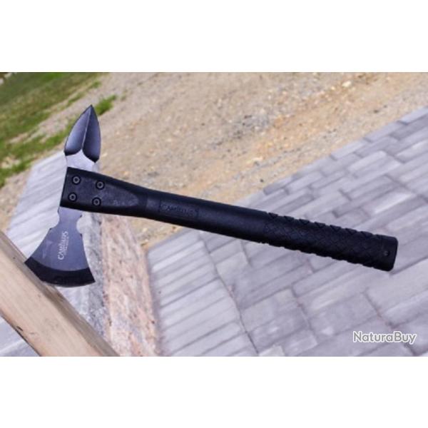 Hache Tomahawk Camillus Ravenous Acier Titane Manche Fibre de Nylon Etui Nylon CM19173
