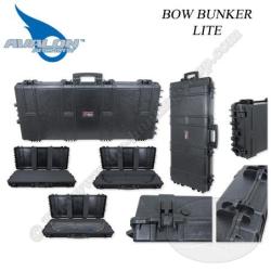 AVALON Tec X Bow Bunker LITE Valise rigide de protection et de transport avec roues int&eacute;gr&eacute;es pour a