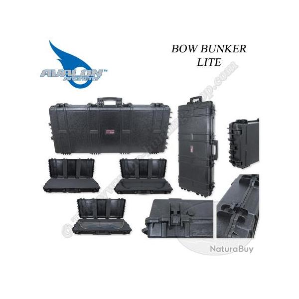 AVALON Tec X Bow Bunker LITE Valise rigide de protection et de transport avec roues int�gr�es pour a