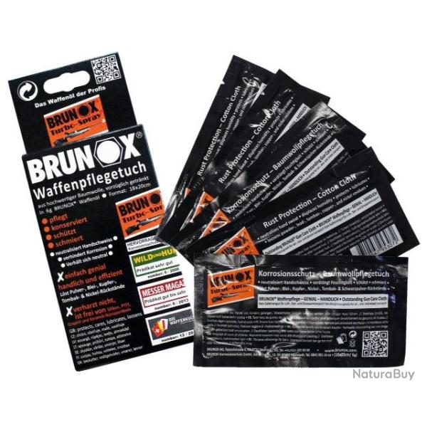 Lingettes d'huile Brunox Turbo-Spray