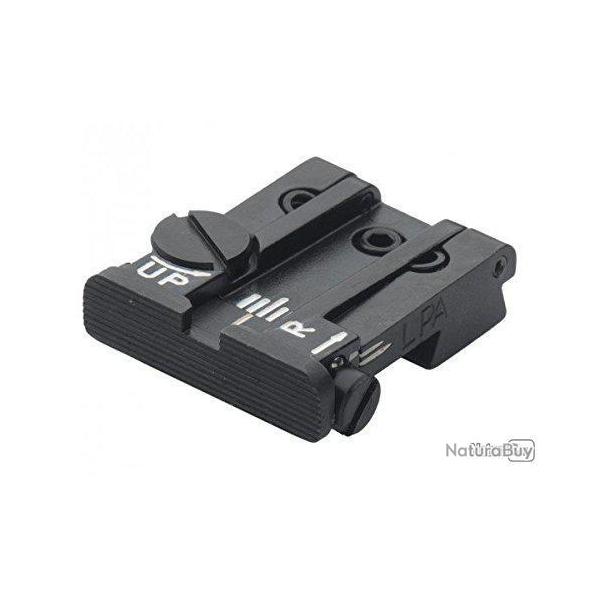 Cran de mire LPA SIGHTS pour Beretta 92, 96, 98, M9, Stock, Brigadier, 90Two - style de feuille 07