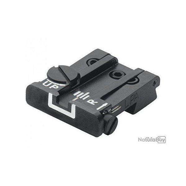 Cran de mire LPA SIGHTS pour Beretta 92, 96, 98, M9, Stock, Brigadier, 90Two - style de feuille 18
