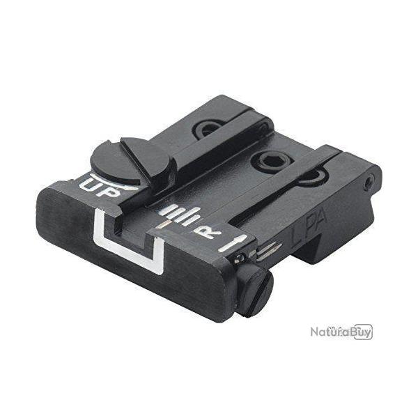 Cran de mire rglable LPA SIGHTS pour Browning HP Sport - style de feuille 18