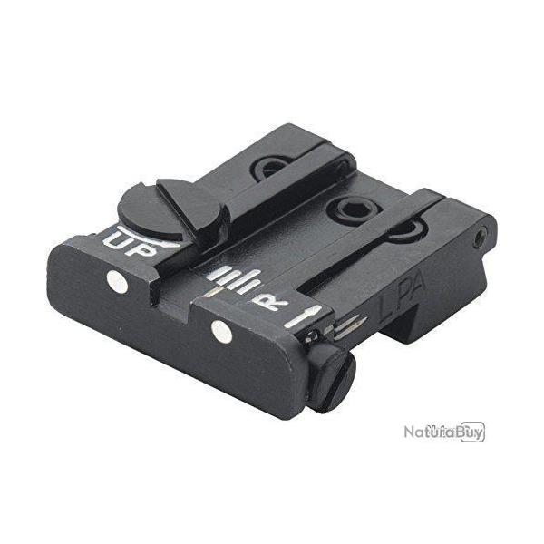 Cran de mire rglable LPA SIGHTS pour Browning HP Sport - style de feuille 30