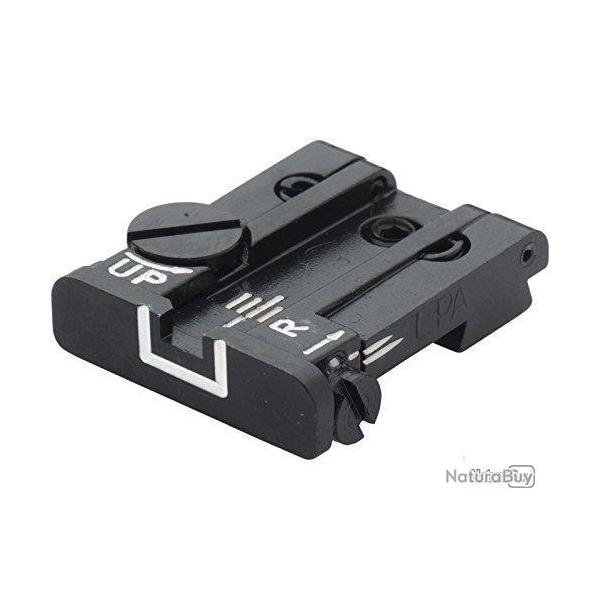 Cran de mire rglable LPA pour Browning HP Vigilant - style de feuille 18