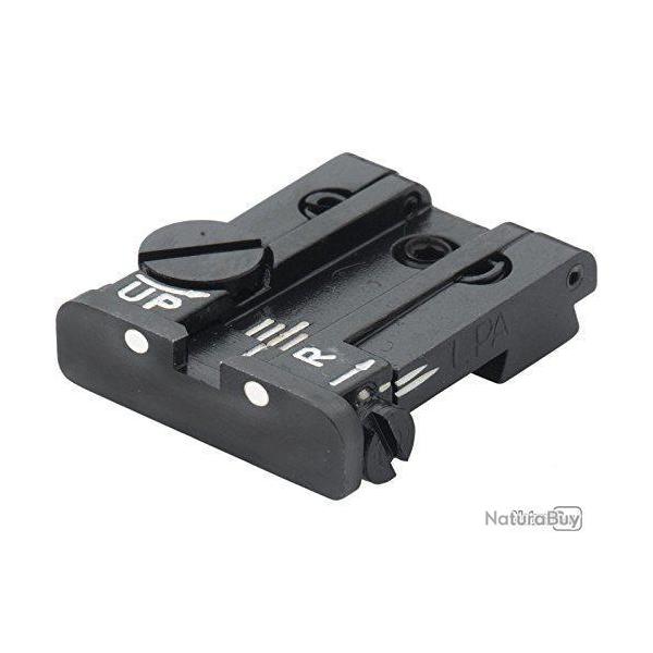 Cran de mire rglable LPA SIGHTS pour Colt Gov't 1911-A1 - style de feuille 30