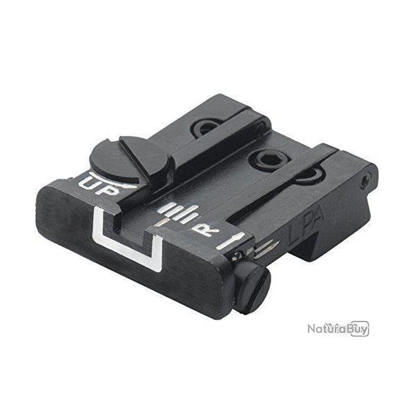 Cran de mire rglable LPA SIGHTS pour CZ 75 (NO SP01) stake-on front sight - style de feuille 18