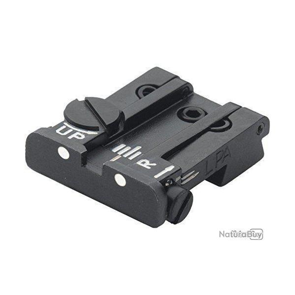 Cran de mire rglable LPA SIGHTS pour CZ 75 (NO SP01) stake-on front sight - style de feuille 30