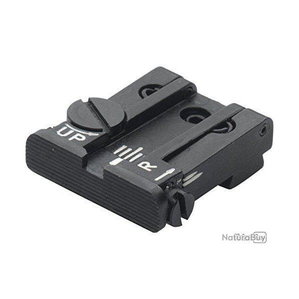 Cran de mire rglable LPA SIGHTS pour Glock - style de feuille 07