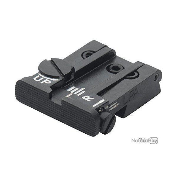 Cran de mire rglable LPA SIGHTS pour Ruger Cal22 (MKII) - style de feuille 07