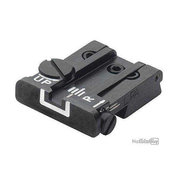 Cran de mire rglable LPA SIGHTS pour Ruger Cal22 (MKII) - style de feuille 18