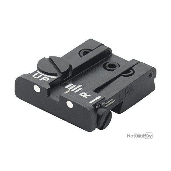Cran de mire rglable LPA SIGHTS pour Ruger Cal22 (MKII) - style de feuille 30