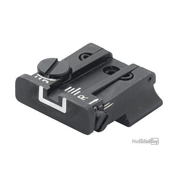 Cran de mire rglable LPA pour S&W Cal.10, 45 3rd gen. (Pour rempl. Novak FXD) - style de feuille 18