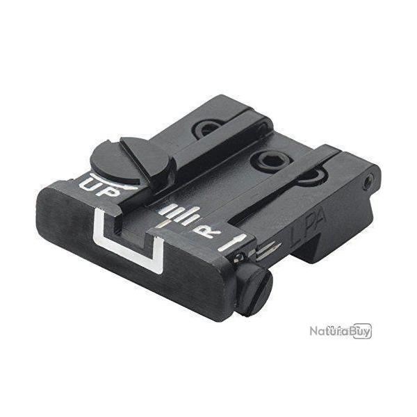 Cran de mire rglable LPA SIGHTS pour Tanfoglio EAA, P9 (Springfield), Jericho - style de feuille 18
