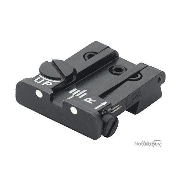 Cran de mire rglable LPA SIGHTS pour Tanfoglio EAA, P9 (Springfield), Jericho - style de feuille 30