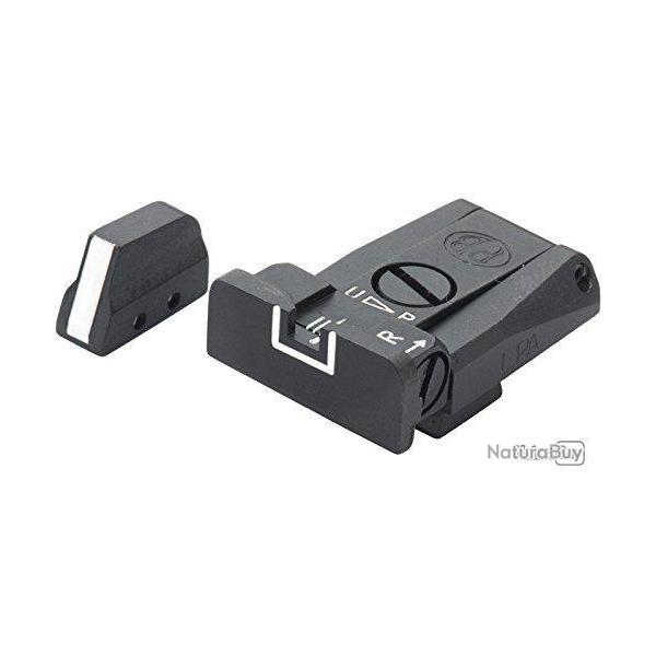Set de mire LPA SIGHTS pour Beretta 92, 96, 98, M9A1- style de feuille 18