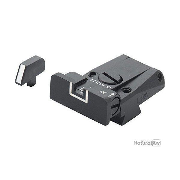 Set de mire LPA SIGHTS pour Colt series 80 - style de feuille 18