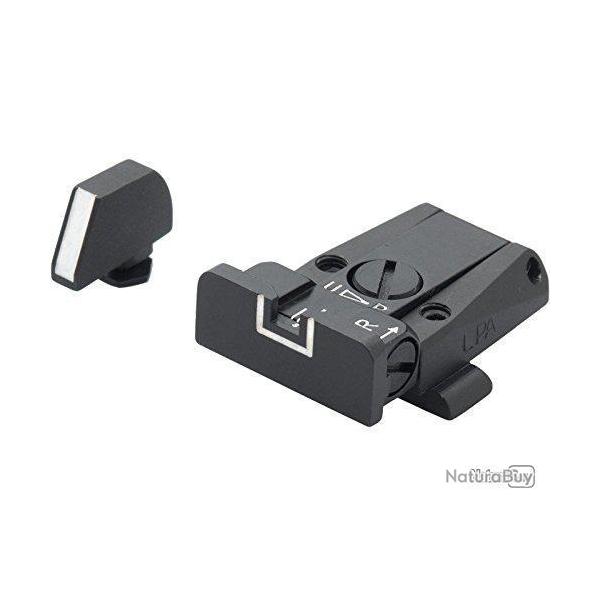 Set de mire LPA SIGHTS pour Glock - style de feuille 18