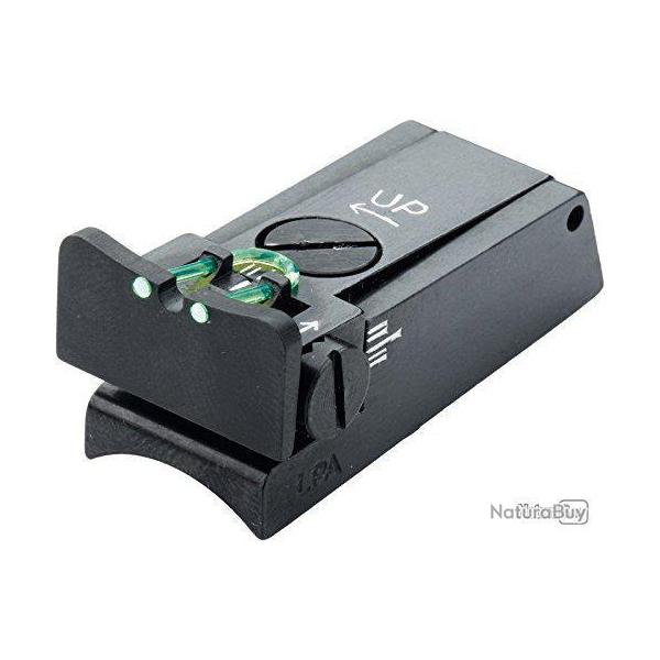 Cran de mire LPA SIGHTS en fibre optique pour carabine. Fixation avec deux vis 6/48"" (BAR08F)